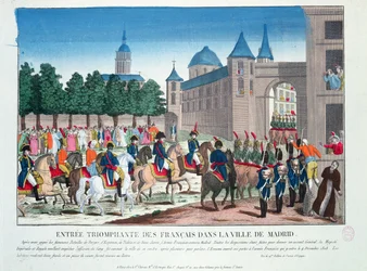 Triumphaler Einzug der Franzosen in Madrid, 4. Dezember 1808